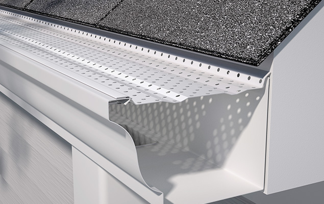 gutter guard aluminum perf